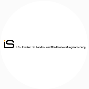 Logo des Instituts für Landes- und Stadtentwicklungsforschung mit dem Schriftzug ILS.
